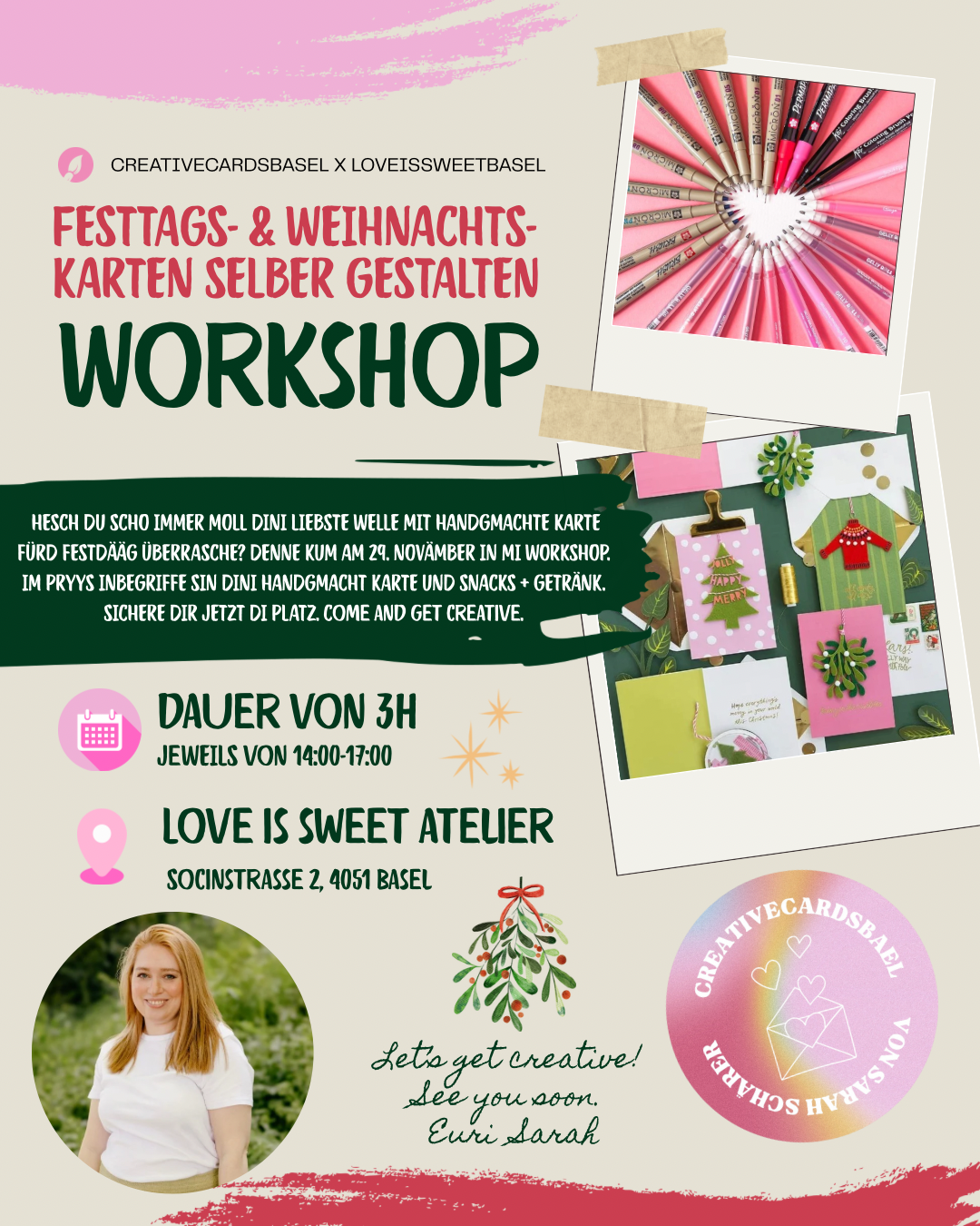 Festtags- & Weihnachtskarten selbst gestalten