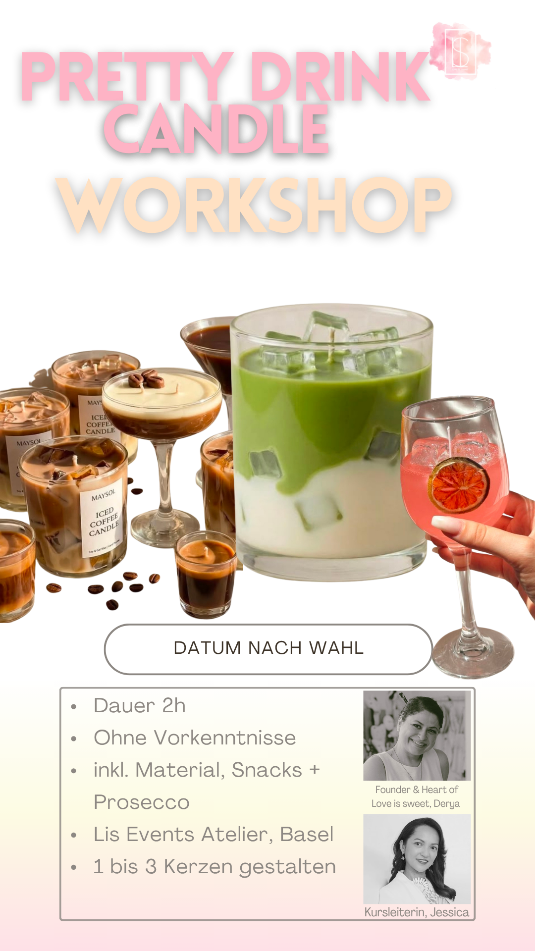 Pretty Drink Candle Basel Lis Atelier
