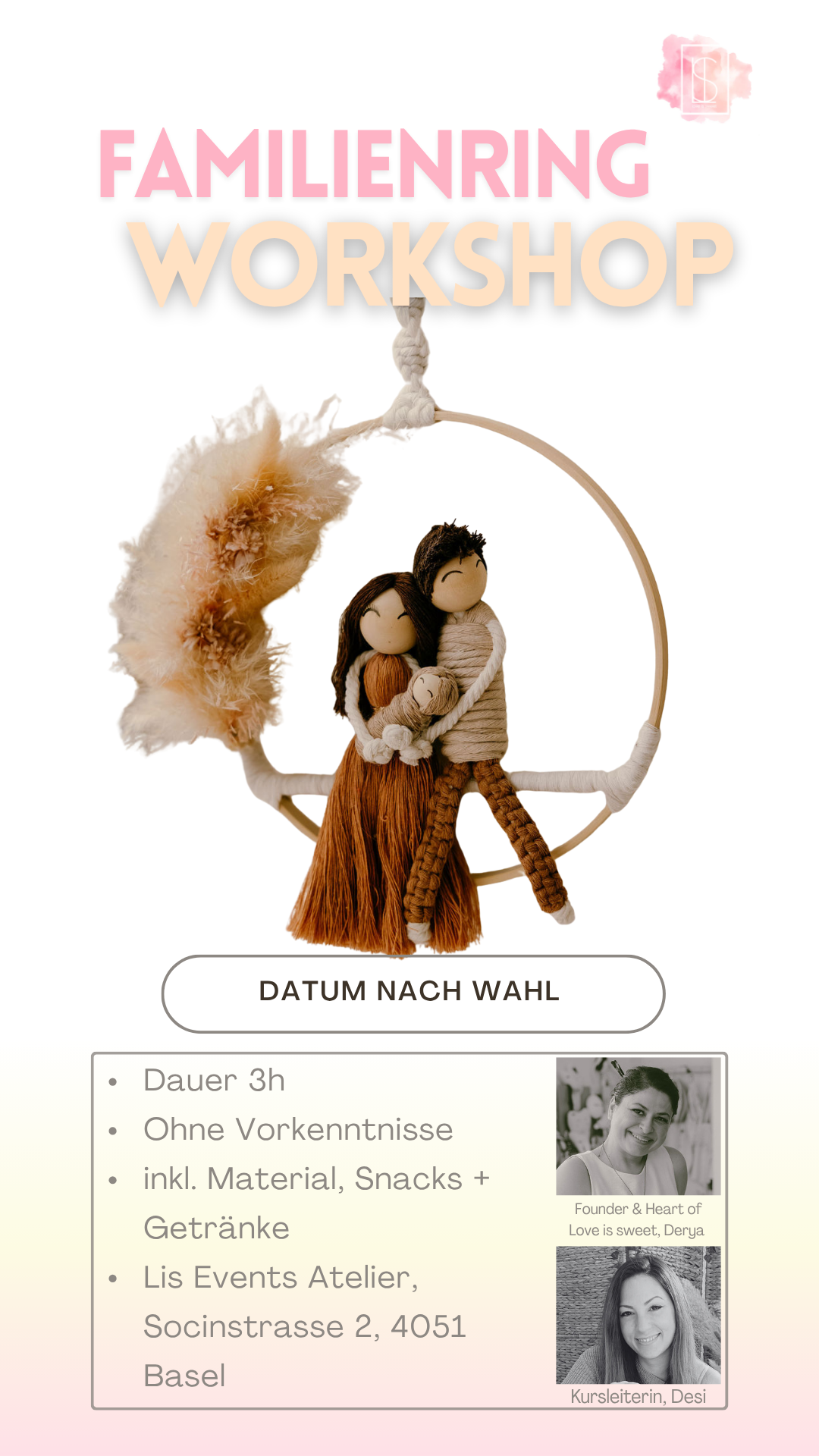 Makramee Figuren Ring