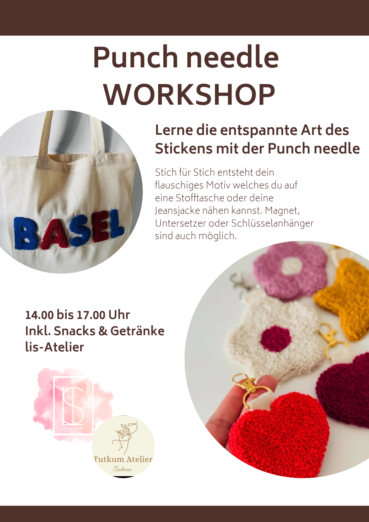 kurs Workshop Basel Socinstr. 2, Love is sweet, Lis Events