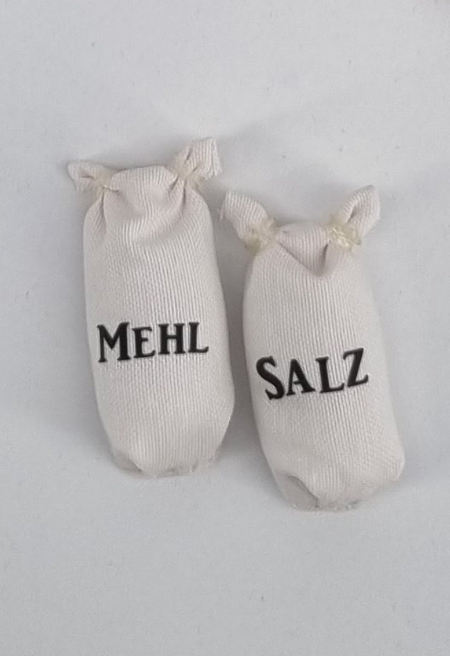 Mehl und Salz Sack