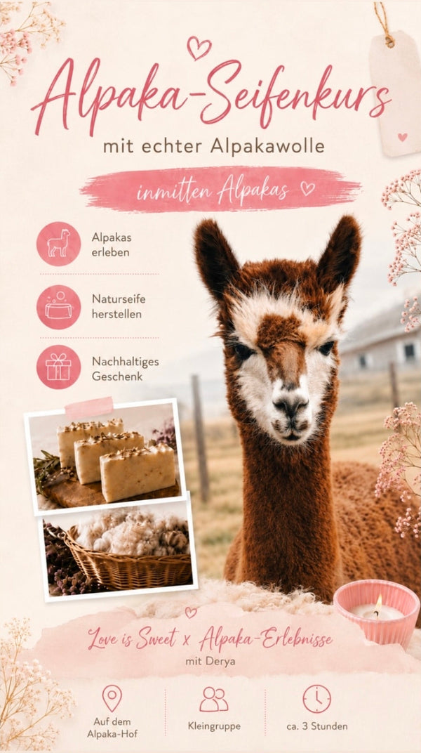 Seifenworkshop bei den Alpakas, Kreativität trifft Natur in der Schweiz