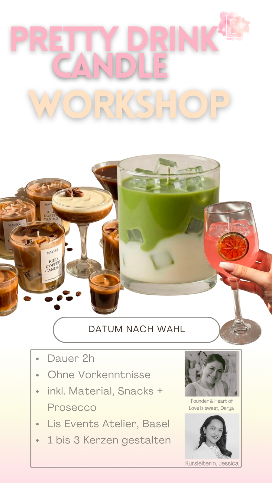 Pretty Drink Candle Basel Lis Atelier