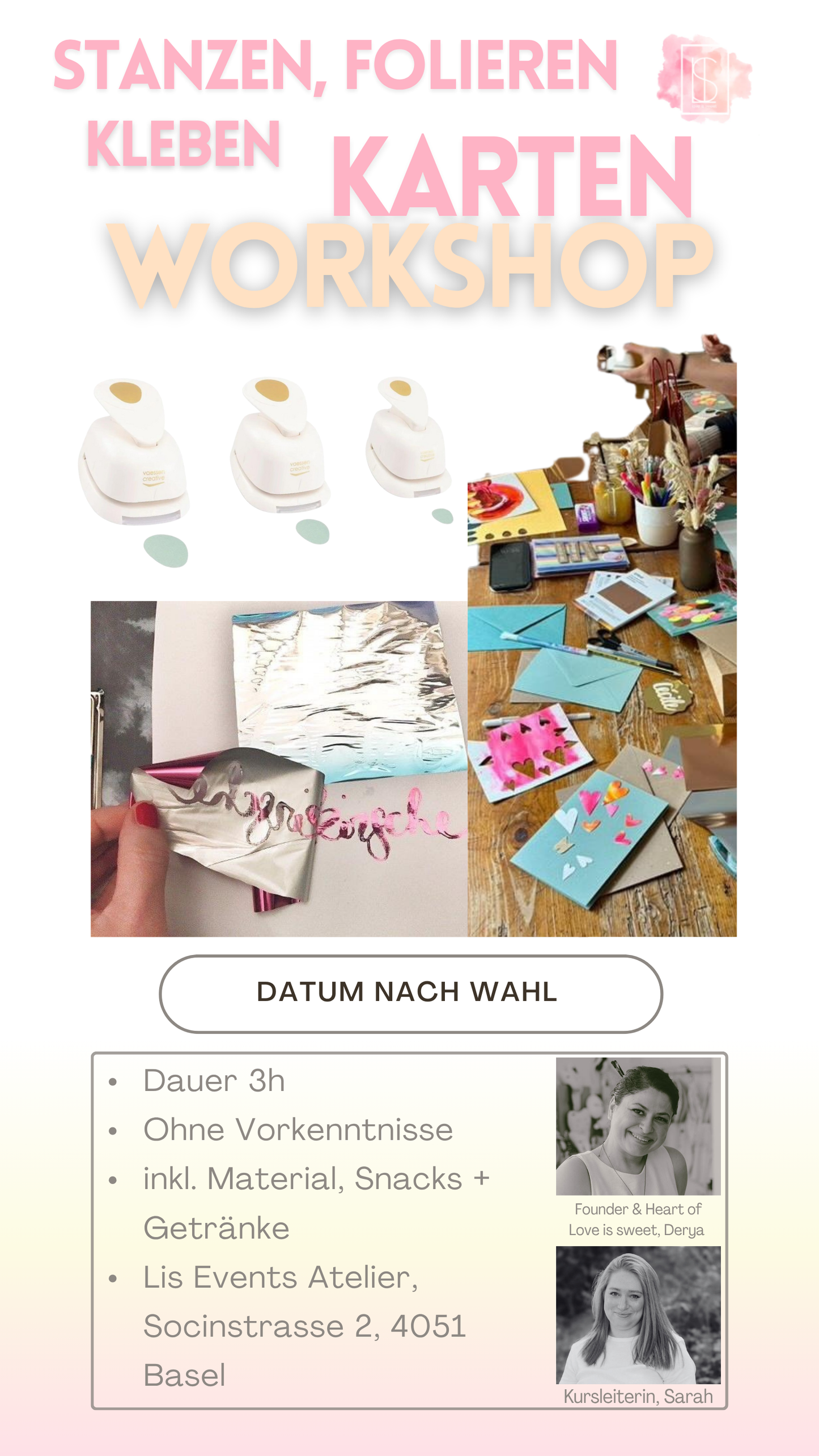 Stanzen, Folieren & Kleben Karten