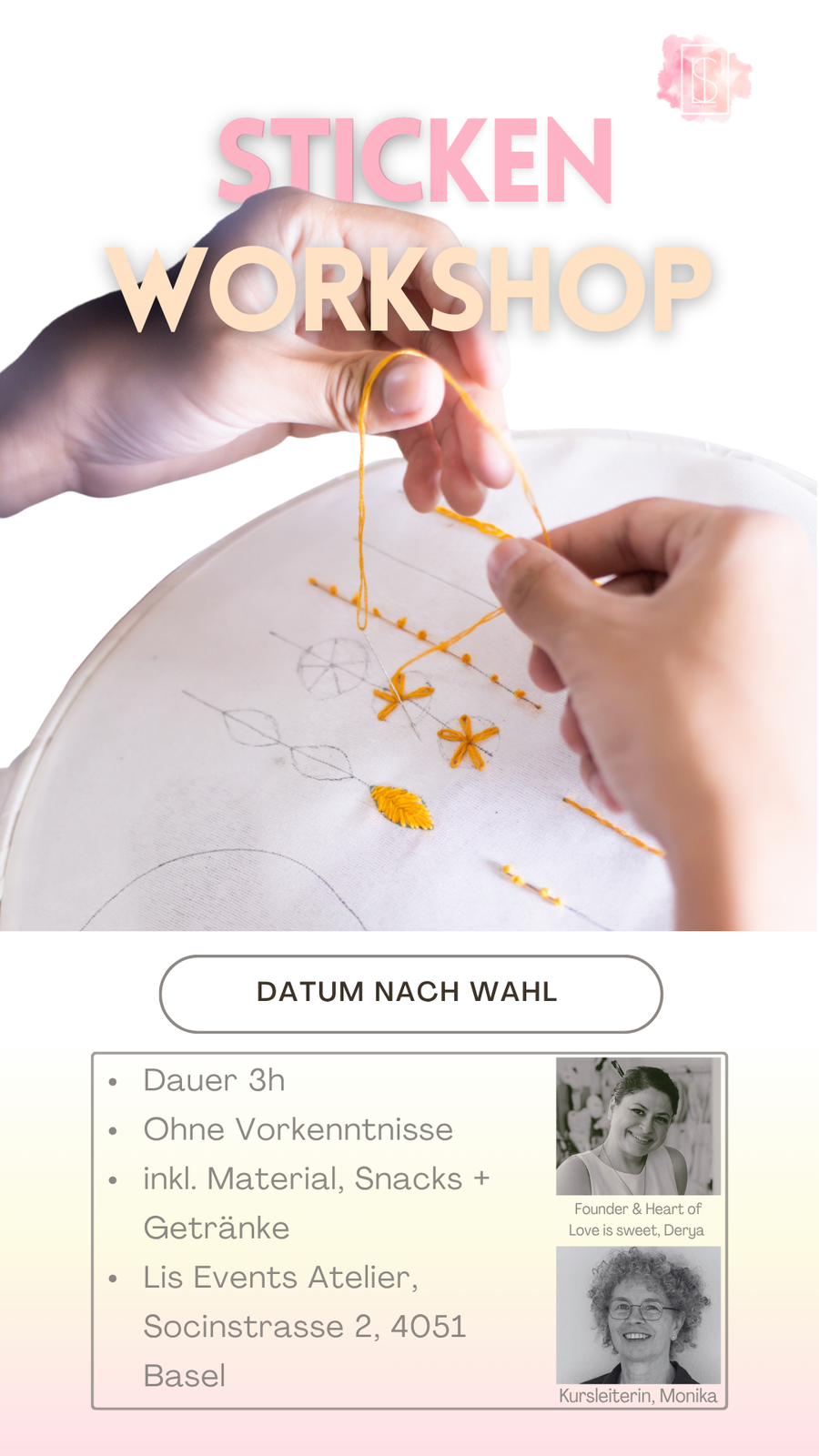 Sticken Workshop Basel Lis Atelier