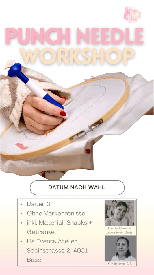 Punch needle Sticken
