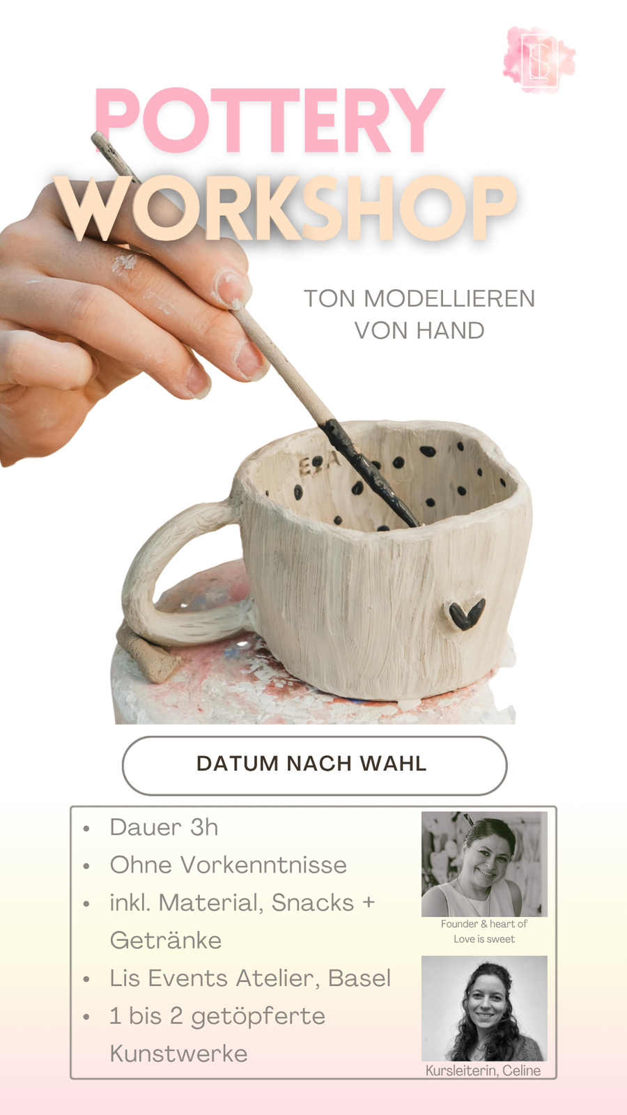 Ton modellieren Basel Lis Atelier