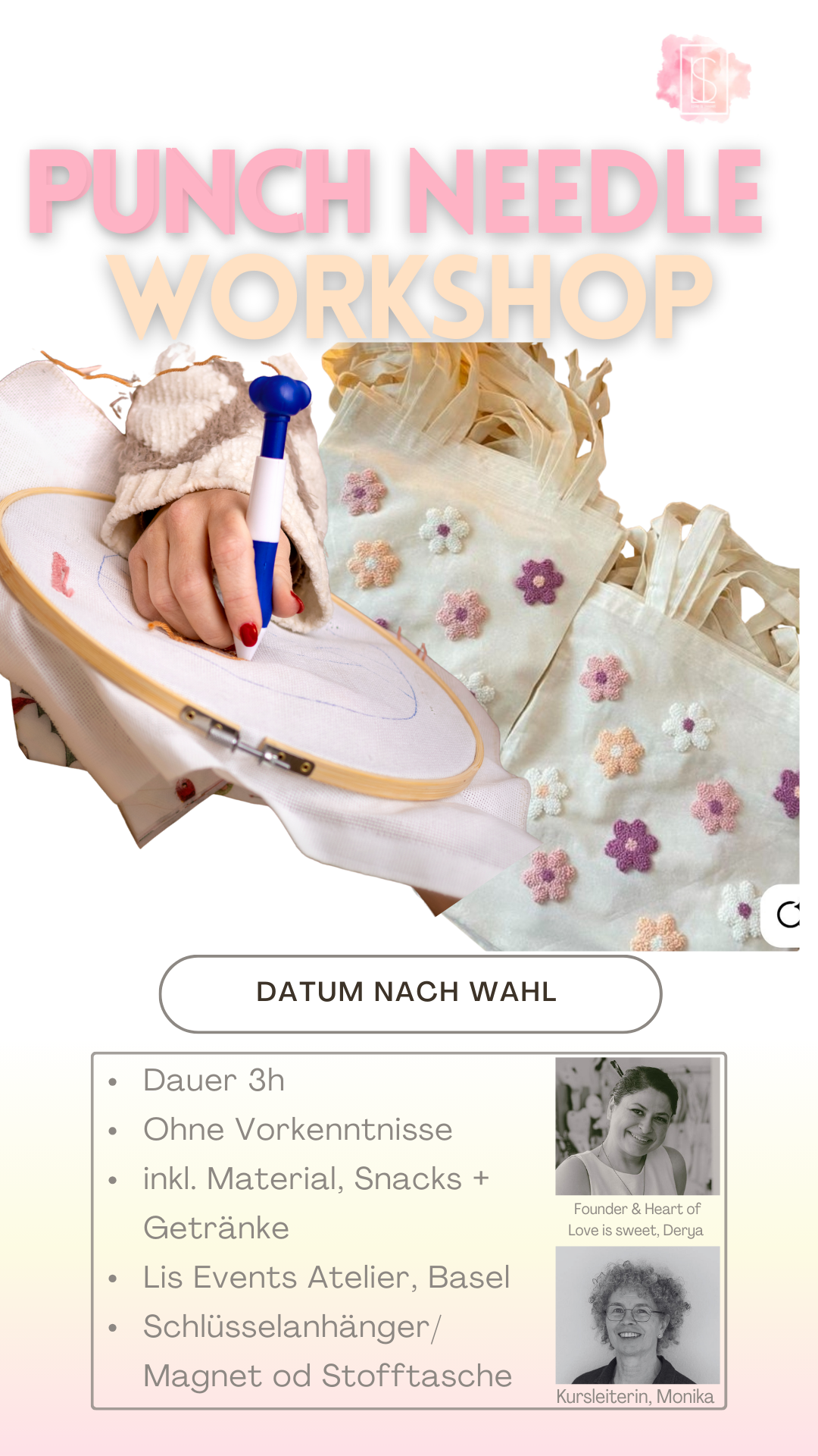 Punch needle Sticken