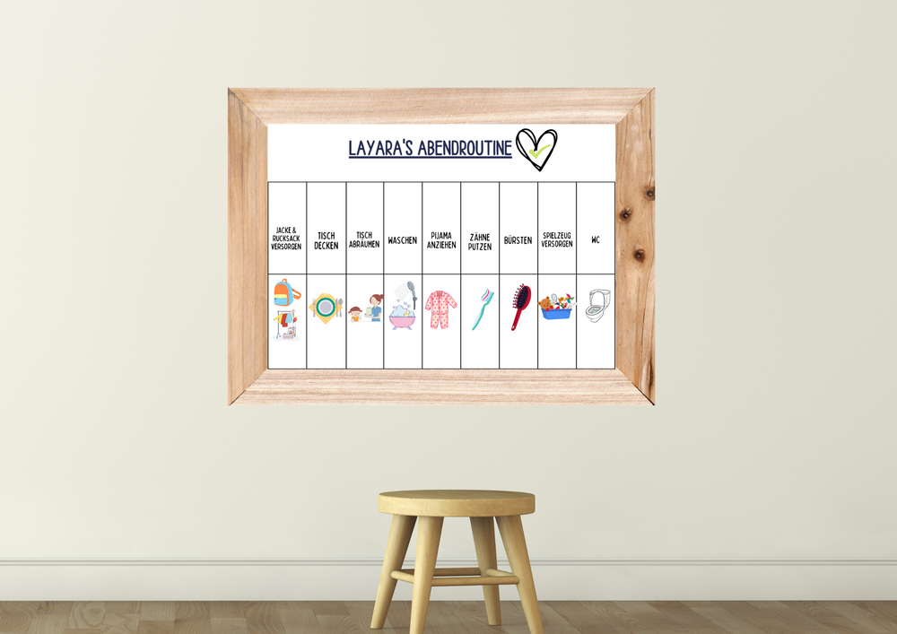 Kinder Routine Ablauf